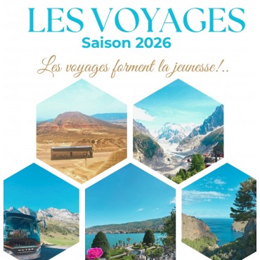 Calendrier des voyages 2026